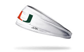 University of Miami: Logo White Big Bang Lite Headband