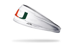 University of Miami: Logo White Big Bang Lite Headband
