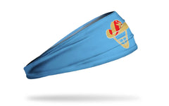 Lone Star Catching: Gold Logo Baby Blue Big Bang Lite Headband