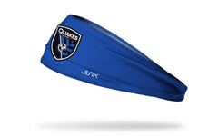 San Jose Earthquakes: Logo Blue Big Bang Lite Headband