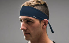 Navy Flex Tie Headband