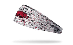 University of Arkansas: Splatter White Big Bang Lite Headband