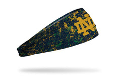 University of Notre Dame: Splatter Navy Big Bang Lite Headband