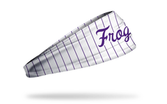 TCU: Frogs Script Pinstripe Big Bang Lite Headband
