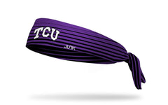TCU: Gradient Stripe Flex Tie Headband