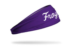 TCU: Script Purple Big Bang Lite Headband