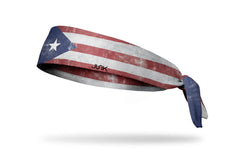 Puerto Rico Grunge Flex Tie Headband