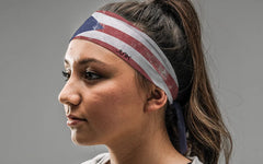Puerto Rico Grunge Flex Tie Headband