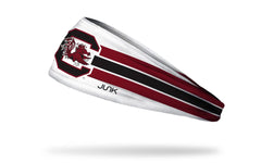 University of South Carolina: Gamecocks Stripes White Big Bang Lite Headband