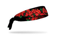 Poinsettia Flex Tie Headband