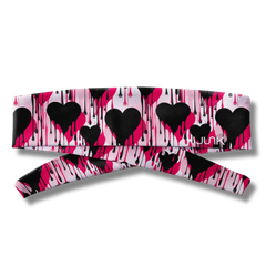 Bleeding Hearts Flex Tie Headband