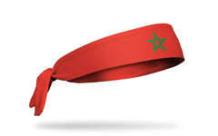 Morocco Flag Tie Headband