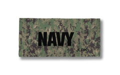 Navy: Wordmark Camo Big Bang Lite Headband