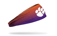 Clemson Tigers: Gradient Stripe Big Bang Lite Headband
