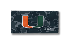 University of Miami: Camo Black Big Bang Lite Headband