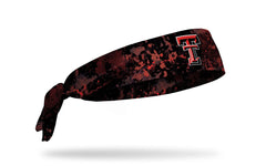 Texas Tech University: Grunge Black Flex Tie Headband