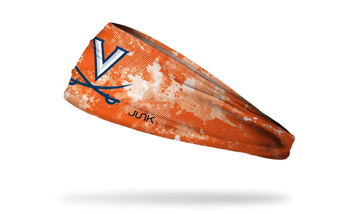 University of Virginia: Grunge Orange Big Bang Lite Headband