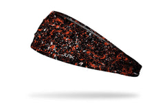Black Orange White Splatter Big Bang Lite Headband