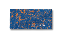 Blue Orange Gray Splatter Big Bang Lite Headband