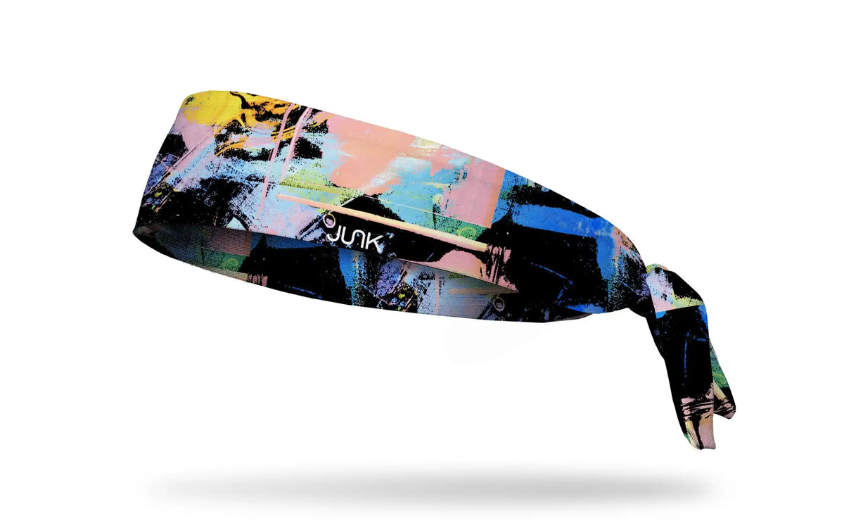 Pastel Paintstrokes Flex Tie Headband