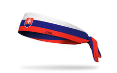 Slovakia Flag Tie Headband