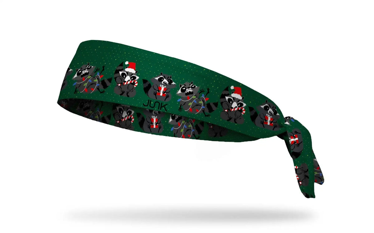 Trash Panda Christmas Flex Tie Headband